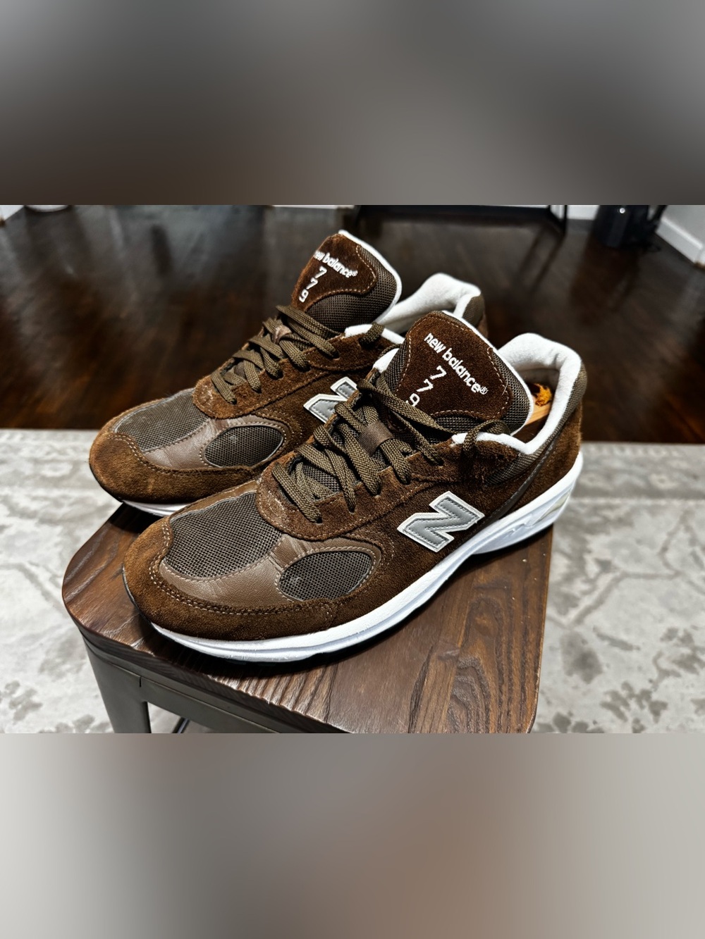 New Balance Men’s 779 Brown Suede Mesh Sneaker